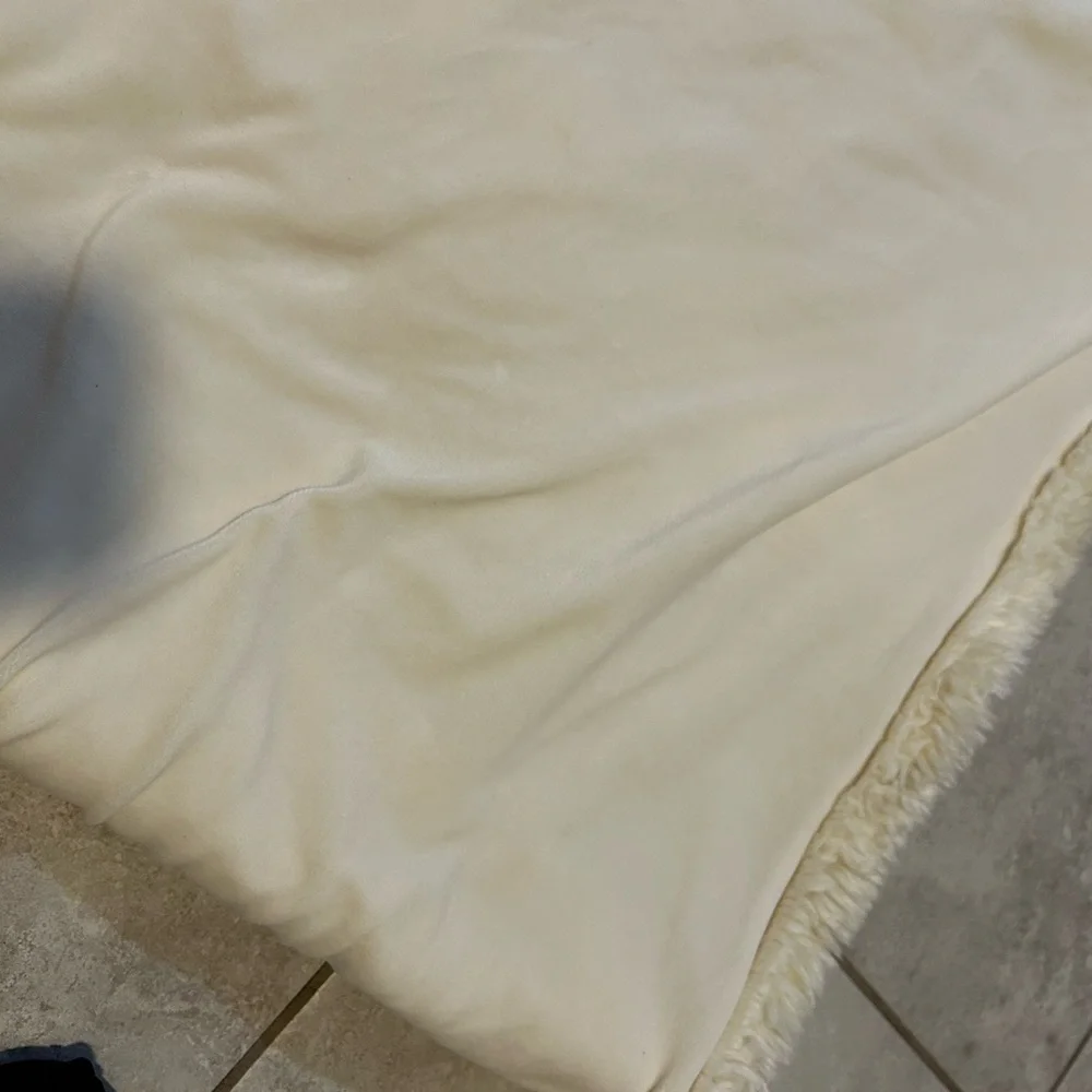 Restoration Hardware White Baby & child crib throw